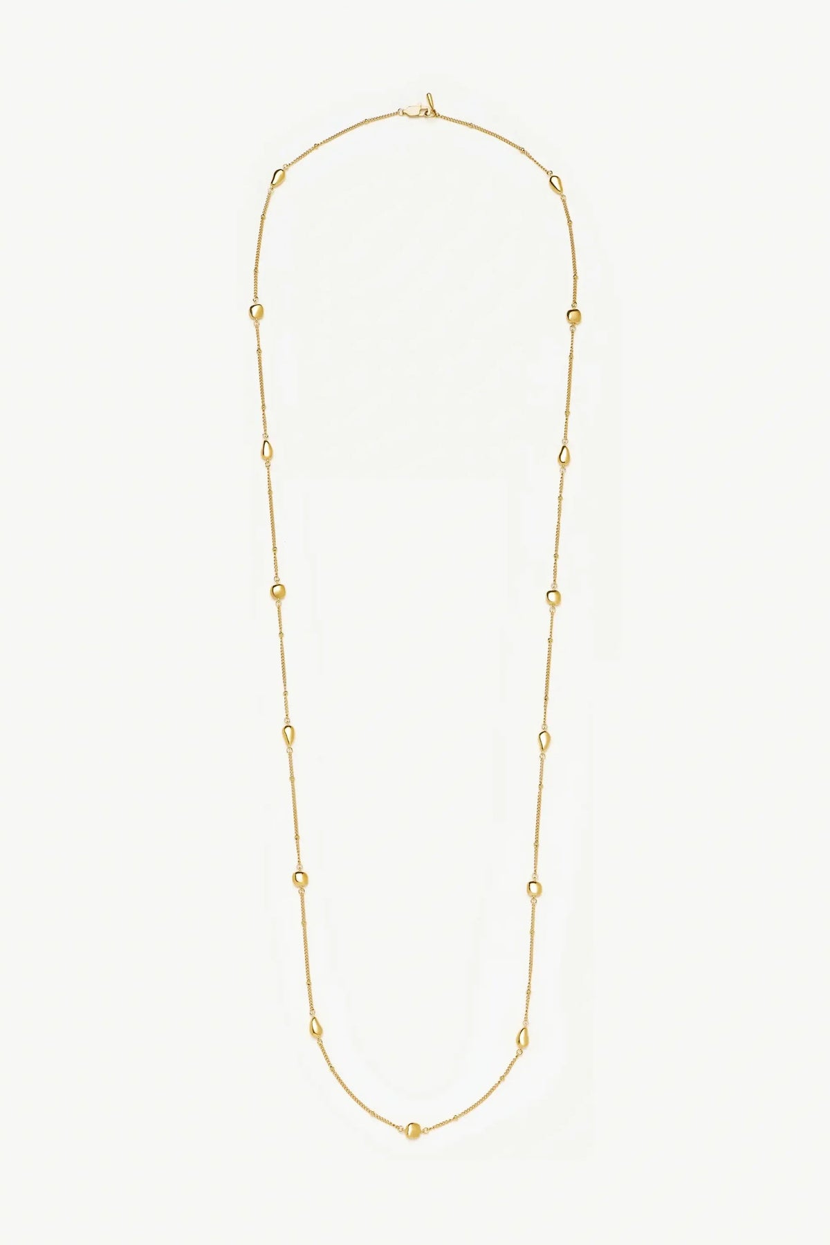 Molten Teardrop Multi Charm Wraparound Necklace